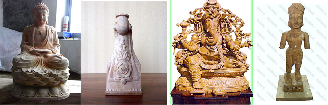 Пять осевой трехмерной гравировальной машины образец